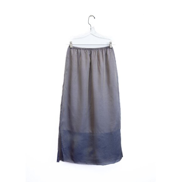 Peter Cohen Iridescent Maxi Skirt in Blue and Cream - Picture 2 of 10